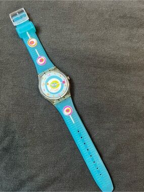 Minty Mouthful Vintage Swatch Watch